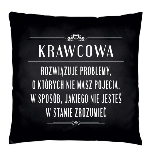 Poduszka dekoracyjna szyciowa dla krawcowej - Rozwiązuje problemy, o których nie masz pojęcia HS28 - StoryCups.pl