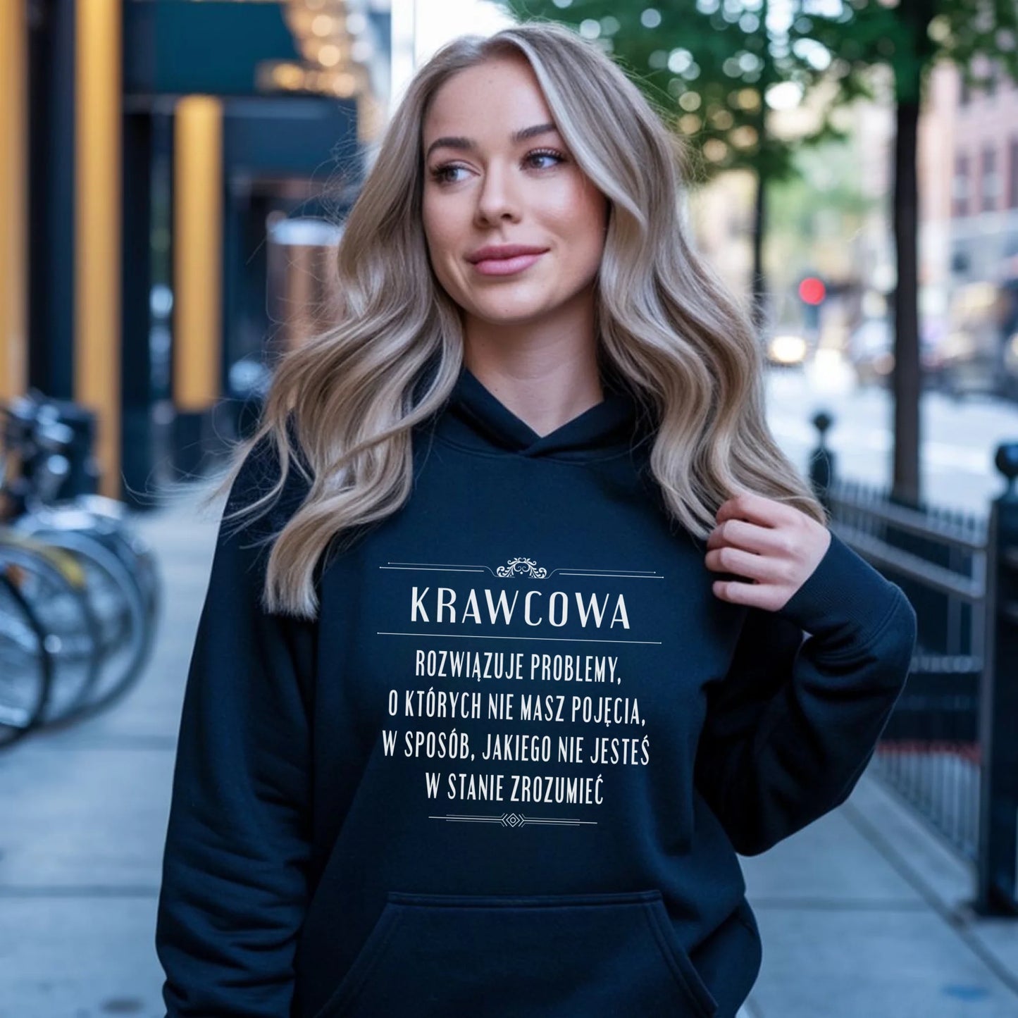 Bluza damska z kapturem szyciowa dla krawcowej - Rozwiązuje problemy, o których nie masz pojęcia HS28 - StoryCups.pl