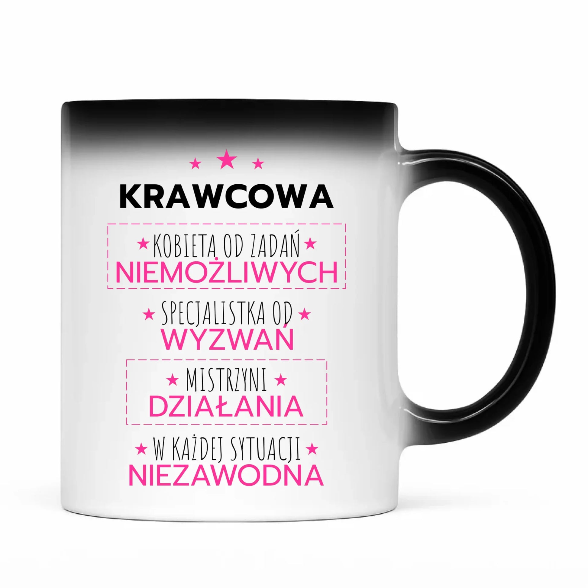 Kubek magiczny szyciowy dla krawcowej - Kobieta od zadań niemożliwych HS29 - StoryCups.pl