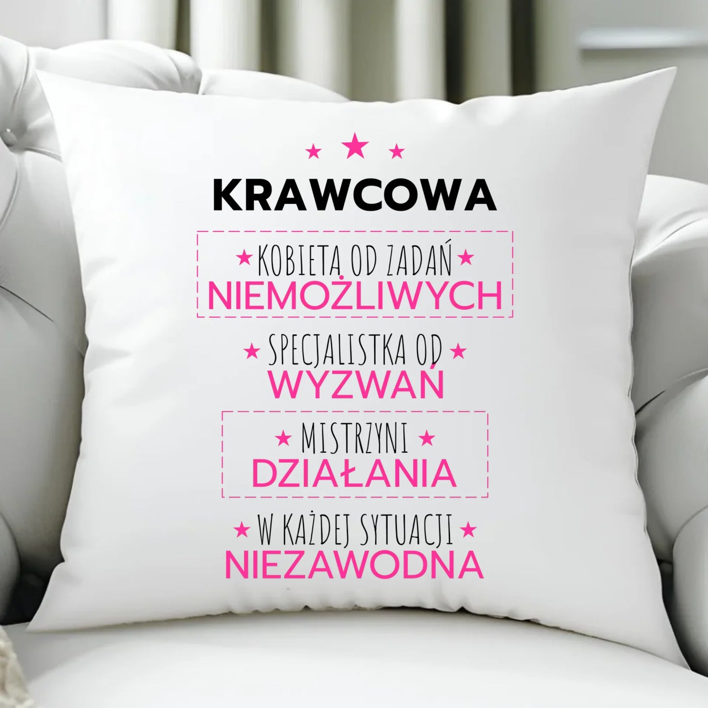 Poduszka szyciowa dla krawcowej - Kobieta od zadań niemożliwych HS29 - StoryCups.pl