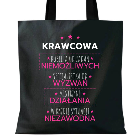 Torba szyciowa dla krawcowej - Kobieta od zadań niemożliwych HS29 - StoryCups.pl