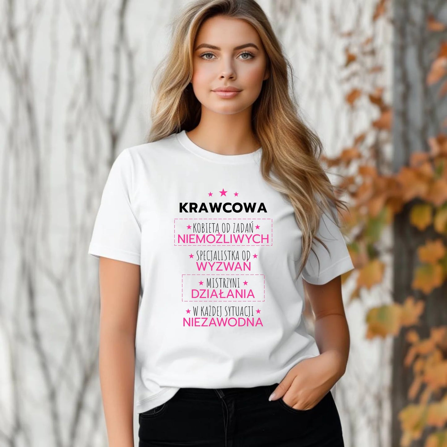 Koszulka damska szyciowa dla krawcowej - Kobieta od zadań niemożliwych HS29 - StoryCups.pl