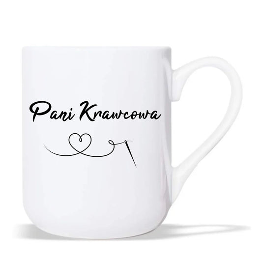 Kubek elegant szyciowy dla krawcowej - Pani Krawcowa HS30 - StoryCups.pl