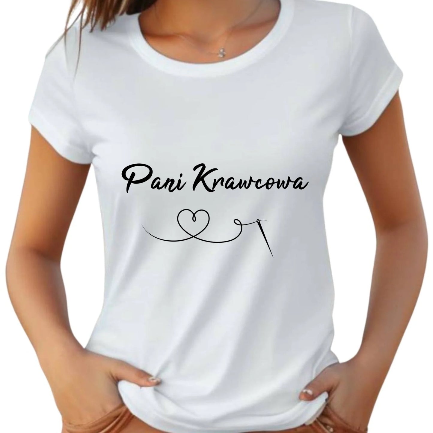 Koszulka damska szyciowa dla krawcowej - Pani Krawcowa HS30 - StoryCups.pl