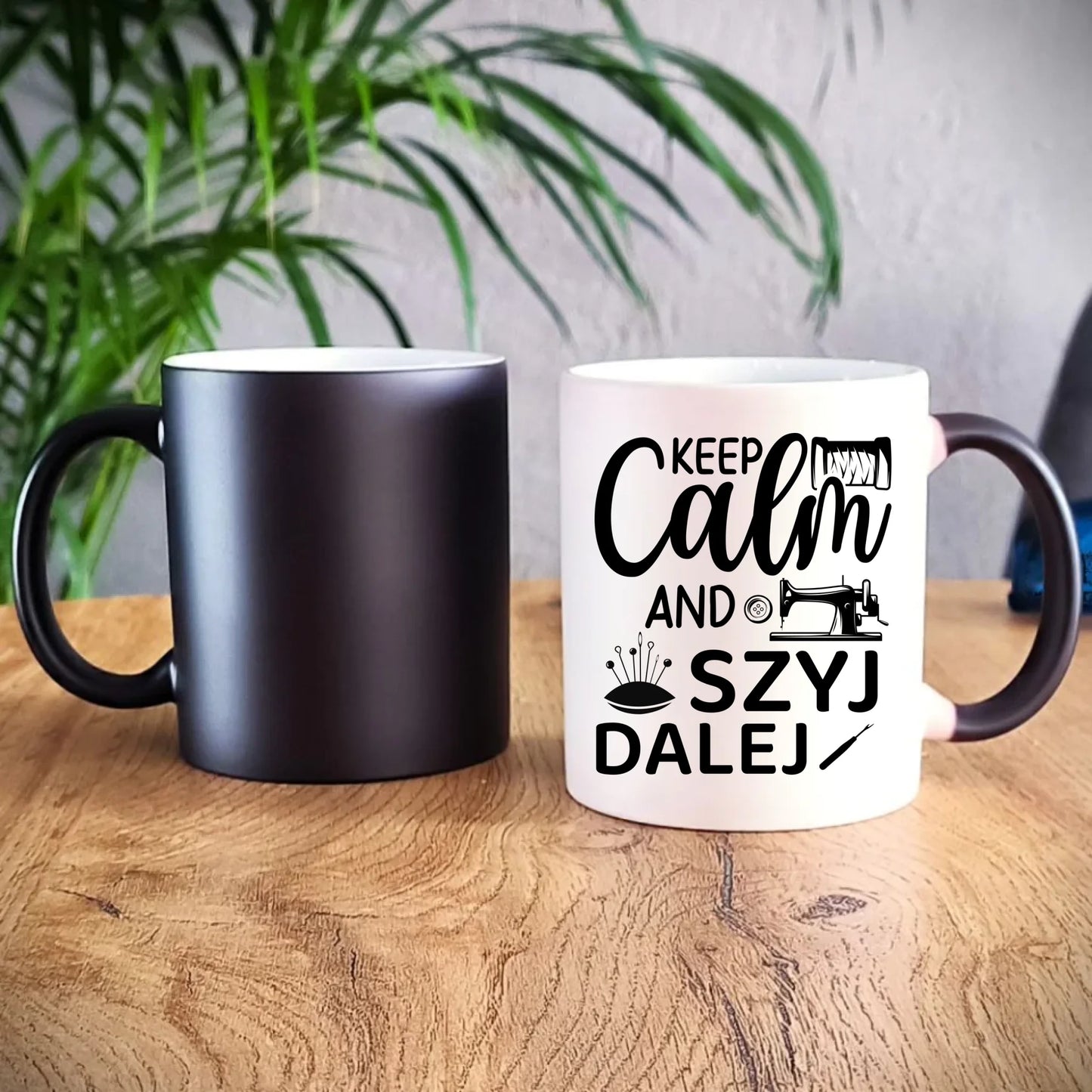 Kubek magiczny szyciowy dla krawcowej - KEEP CALM and SZYJ DALEJ HS31 - StoryCups.pl