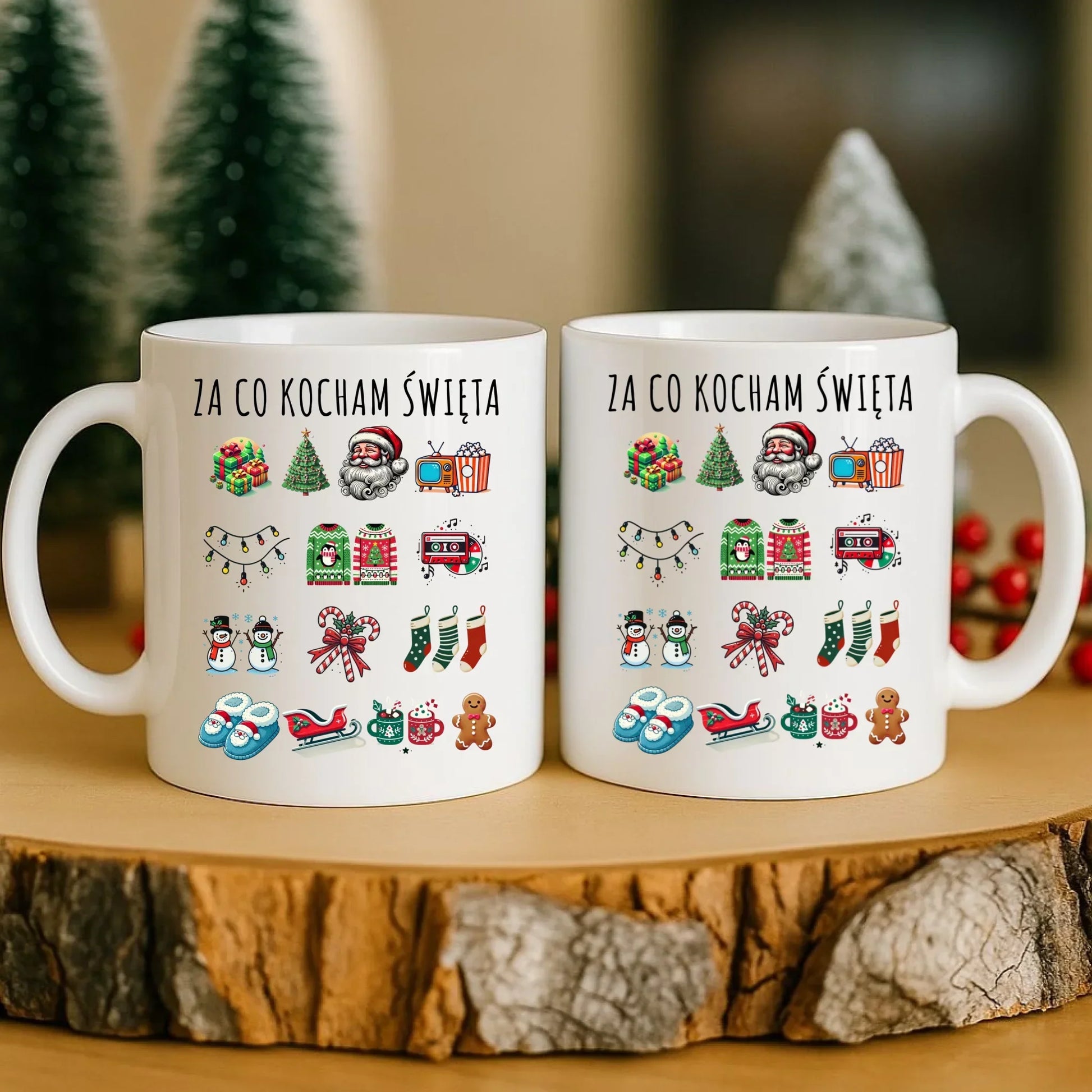 Kubek świąteczny - Za co kocham święta BN130 - StoryCups.pl