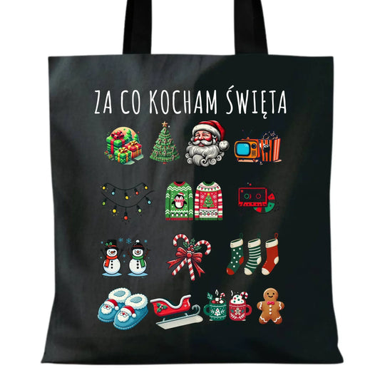 Torba świąteczna - Za co kocham święta BN130 - StoryCups.pl