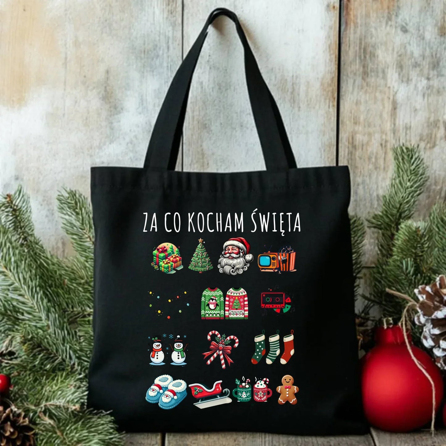 Torba świąteczna - Za co kocham święta BN130 - StoryCups.pl