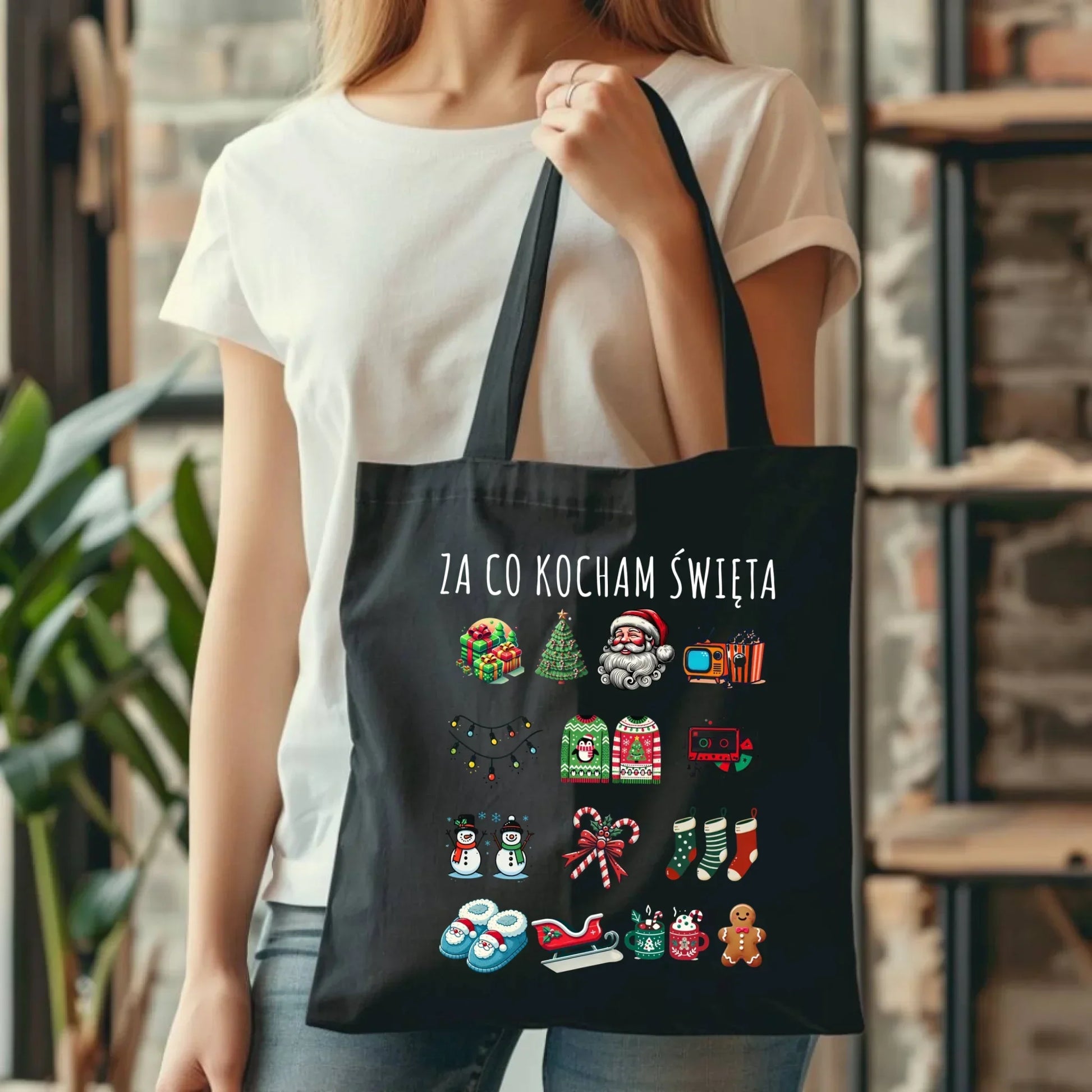 Torba świąteczna - Za co kocham święta BN130 - StoryCups.pl