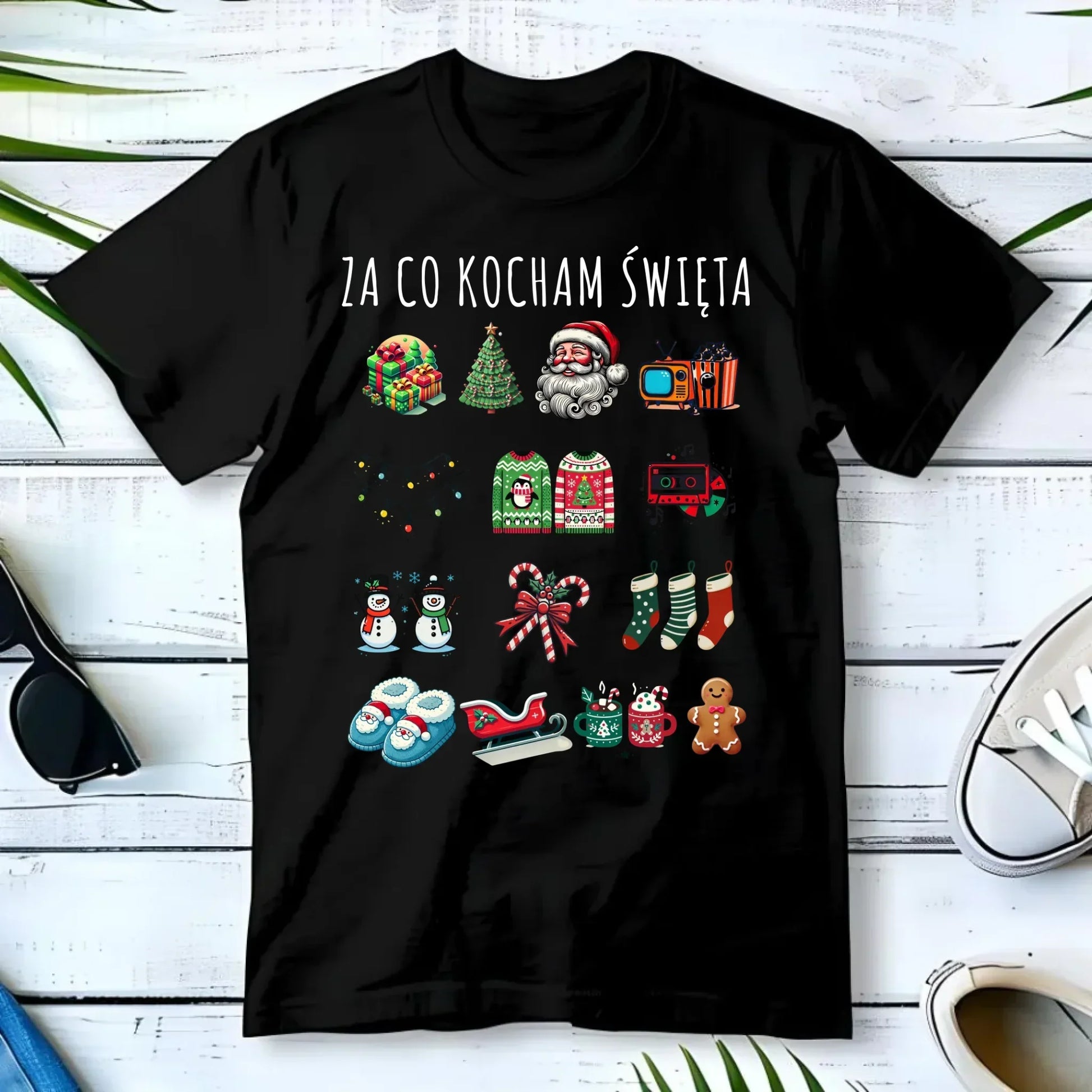 Koszulka męska świąteczna - Za co kocham święta BN130 - StoryCups.pl