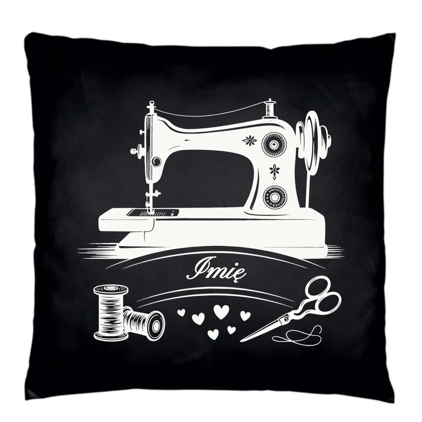 Poduszka dekoracyjna szyciowa dla krawcowej - Maszyna vintage- personalizowana HS34 - StoryCups.pl