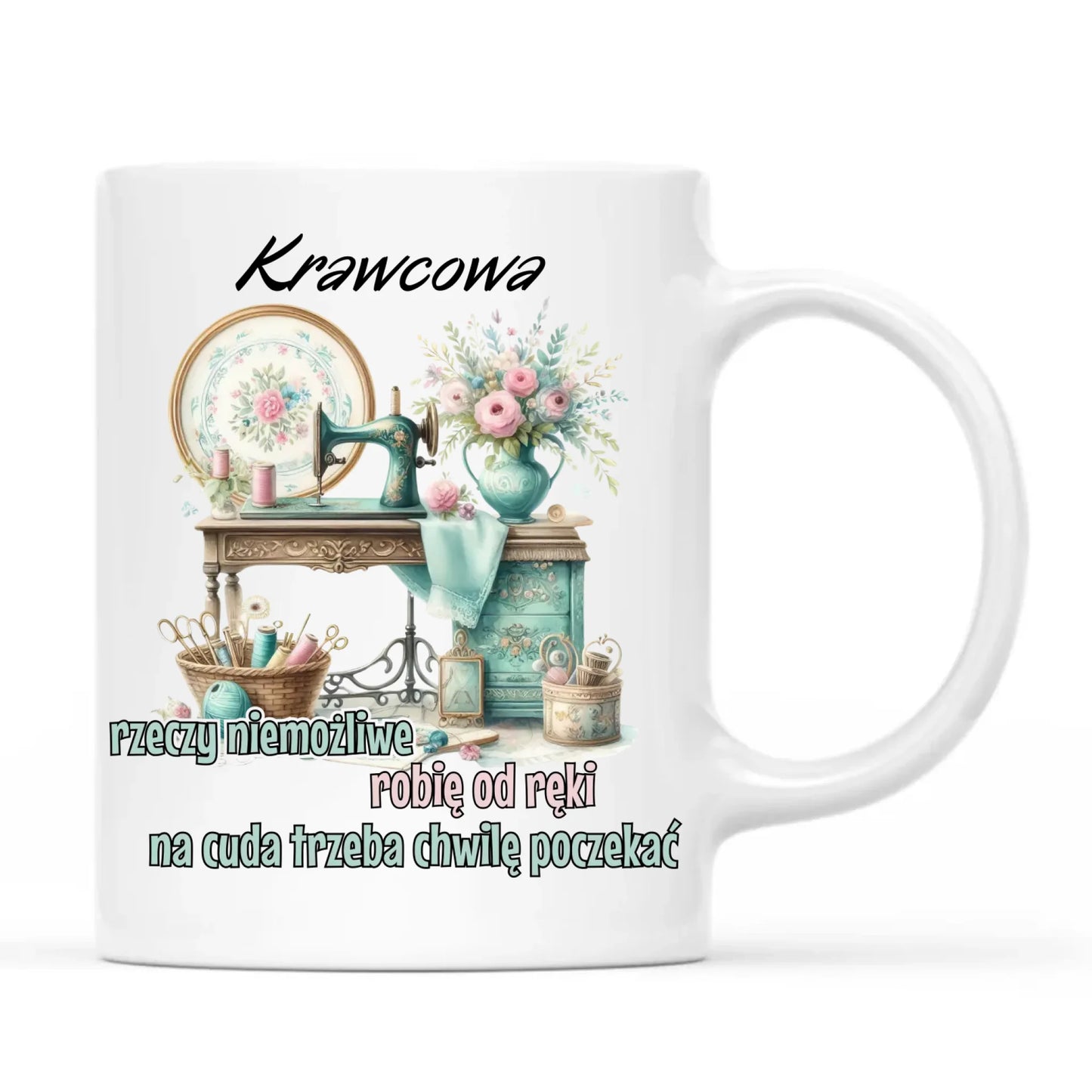 Kubek szyciowy dla krawcowej – Rzeczy niemożliwe HS35 - StoryCups.pl