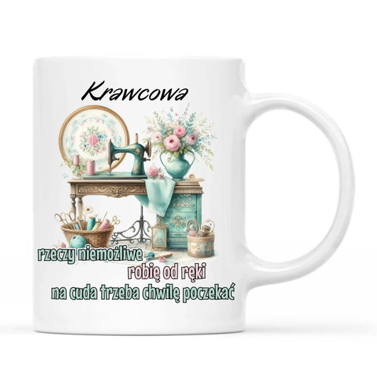 Kubek szyciowy dla krawcowej – Rzeczy niemożliwe HS35 - StoryCups.pl