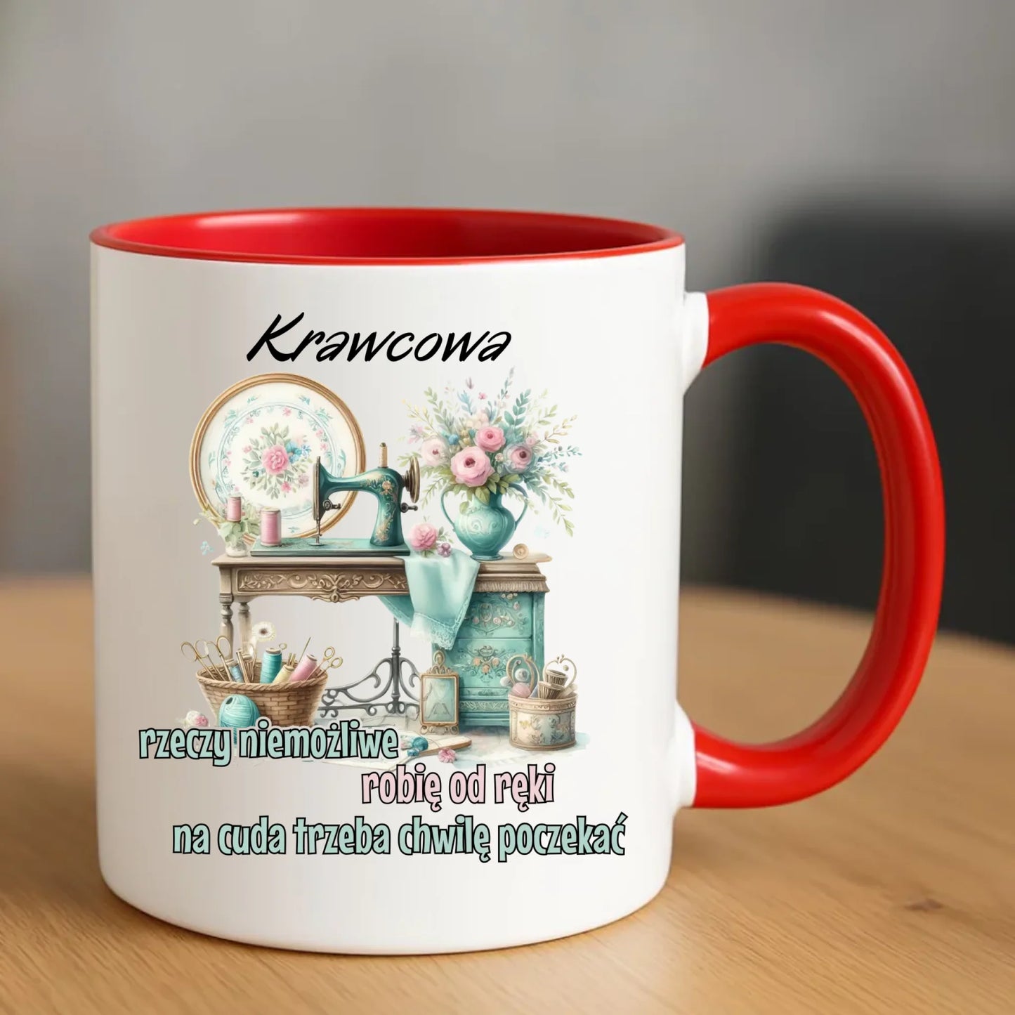 Kubek szyciowy dla krawcowej – Rzeczy niemożliwe HS35 - StoryCups.pl