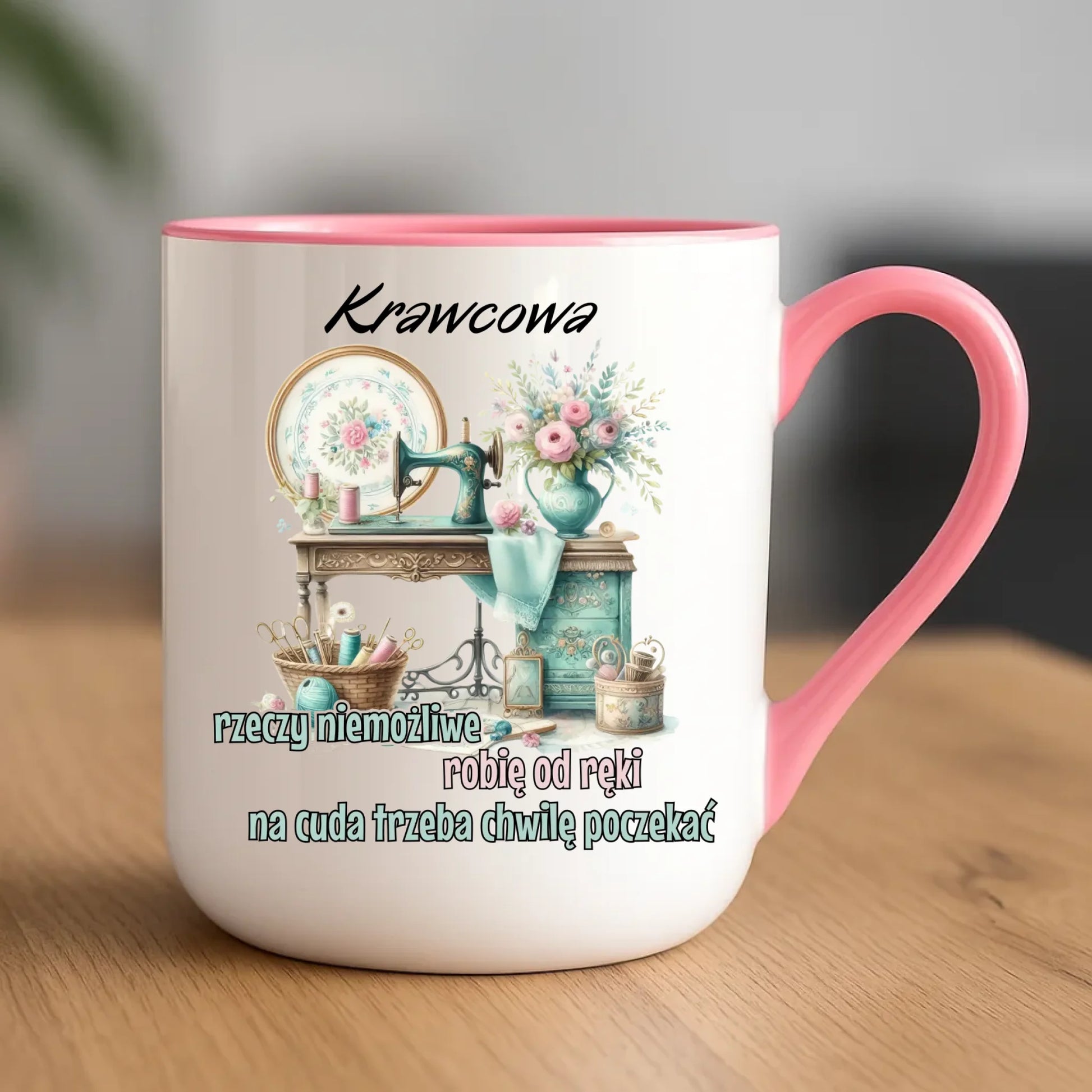 Kubek elegant szyciowy dla krawcowej - Rzeczy niemożliwe HS35 - StoryCups.pl