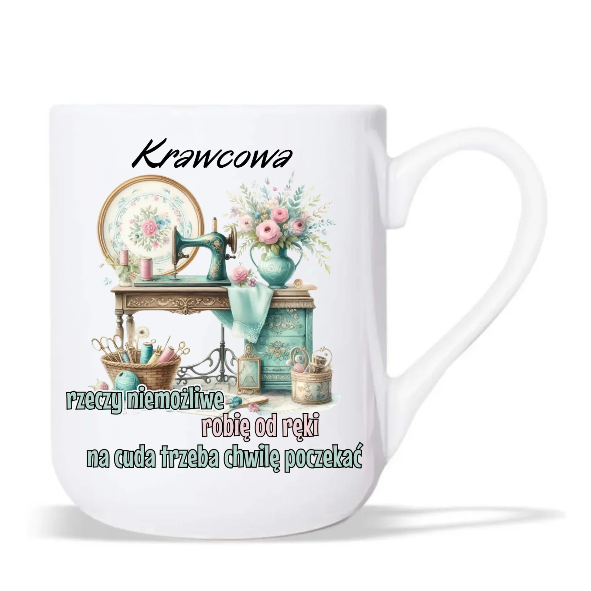 Kubek elegant szyciowy dla krawcowej - Rzeczy niemożliwe HS35 - StoryCups.pl