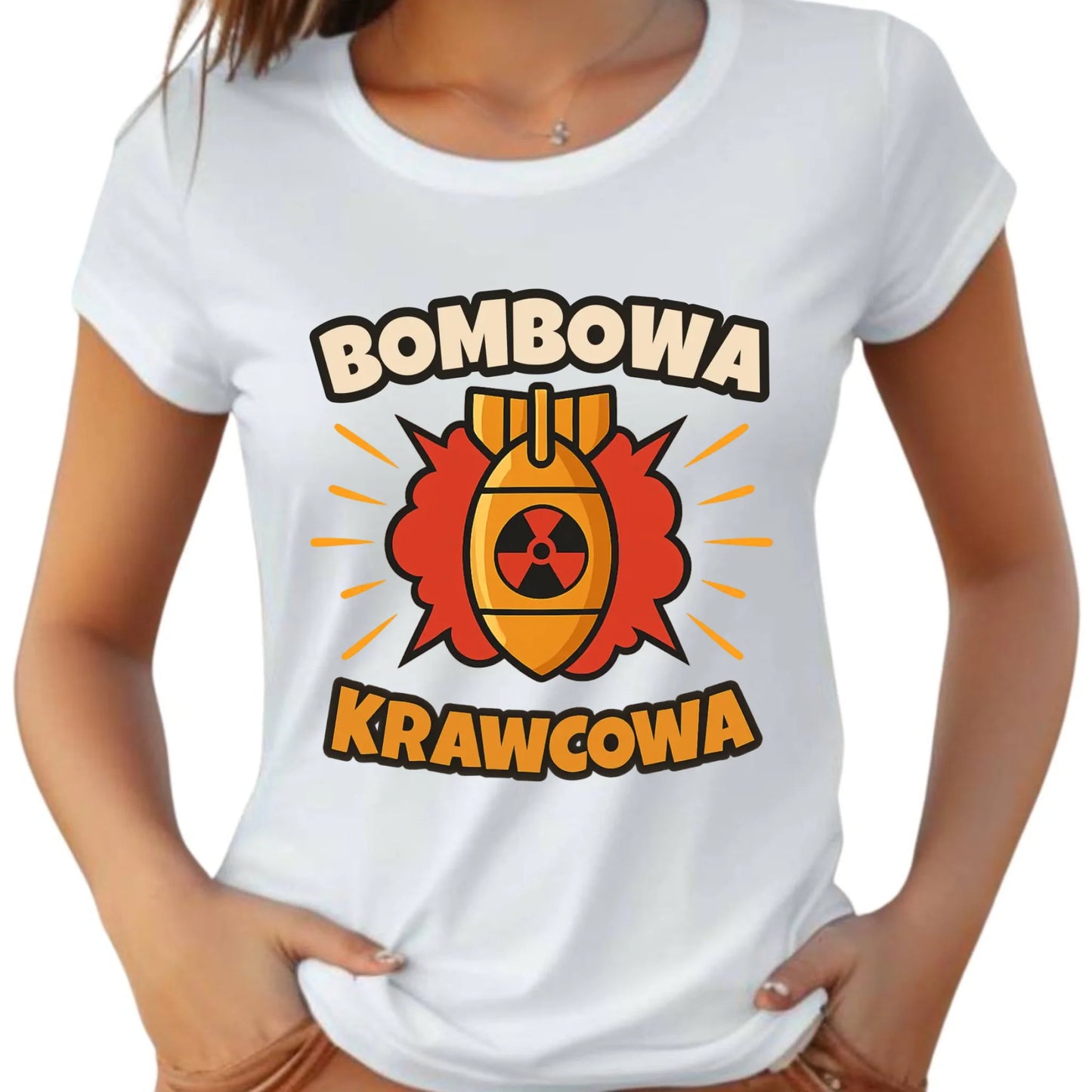 Koszulka damska szyciowa dla krawcowej - Bombowa krawcowa HS37 - StoryCups.pl