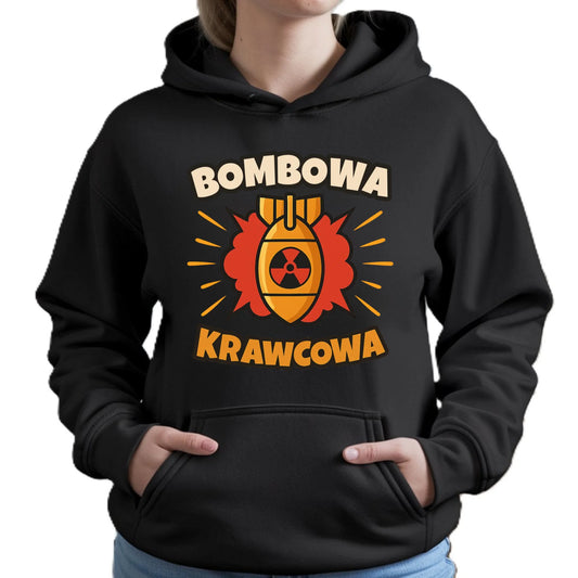 Bluza damska z kapturem szyciowa dla krawcowej - Bombowa krawcowa HS37 - StoryCups.pl