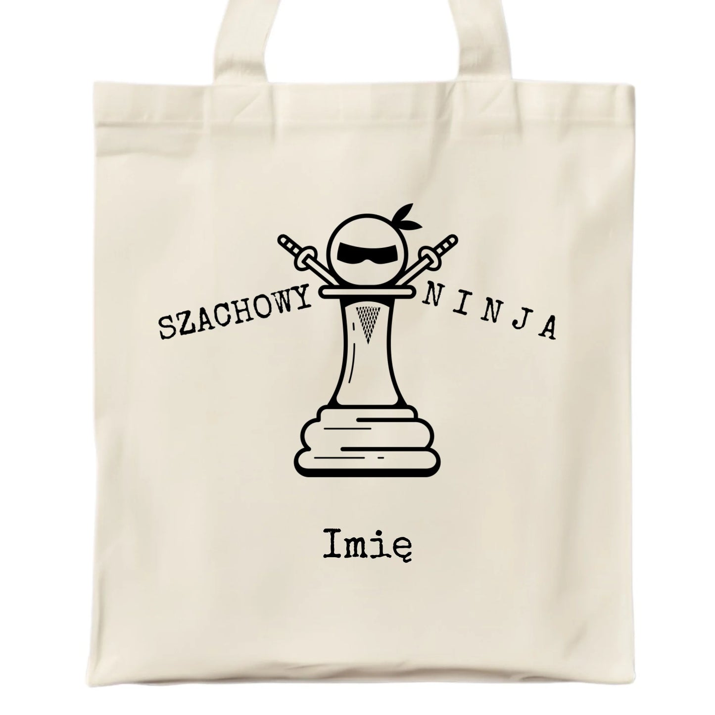 Torba dla szachisty - Szachowy ninja - personalizowana HSZ01 - StoryCups.pl
