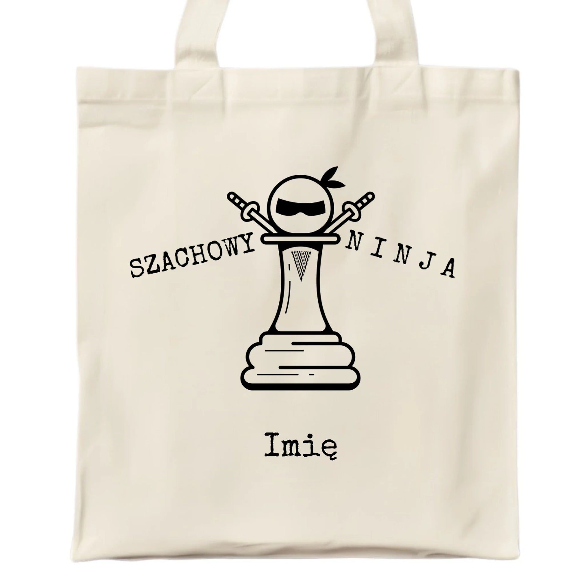 Torba dla szachisty - Szachowy ninja - personalizowana HSZ01 - StoryCups.pl
