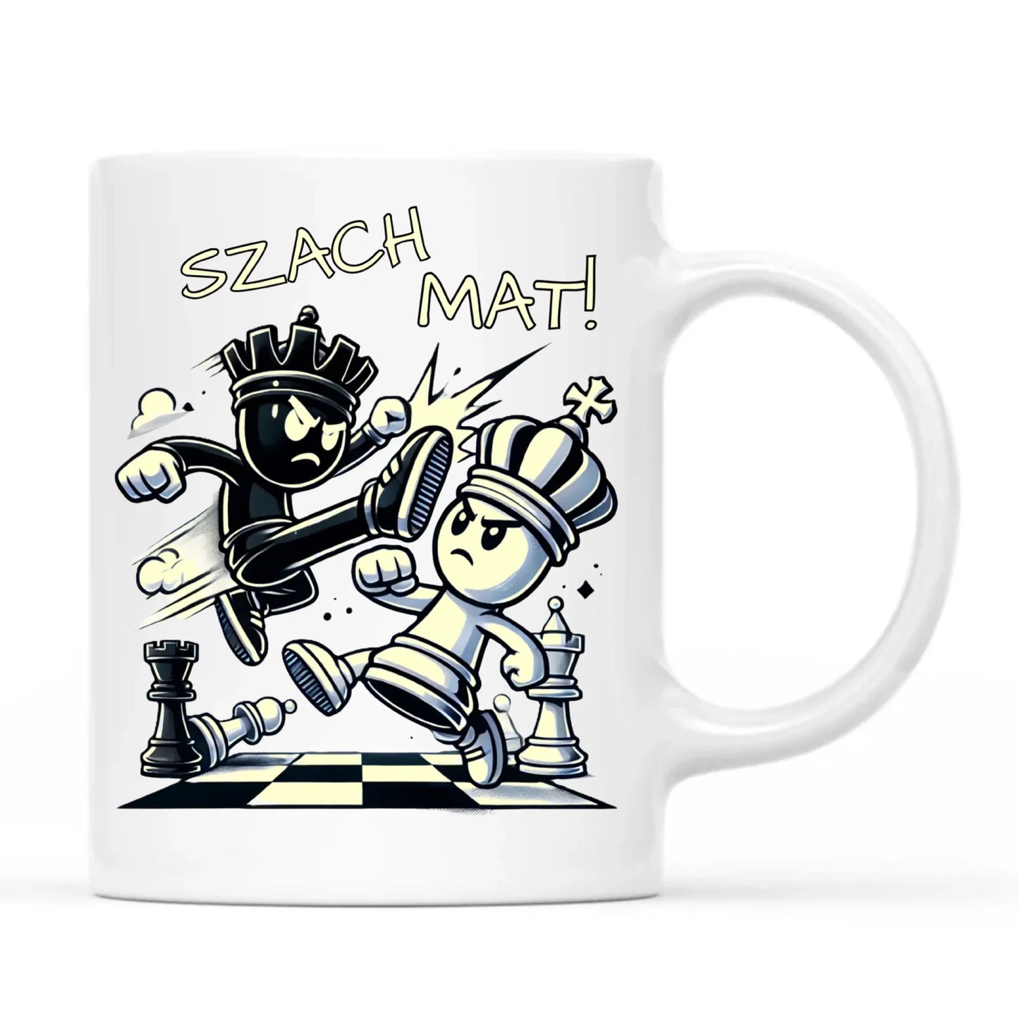 Kubek dla szachisty - SZACH MAT HSZ02 - StoryCups.pl