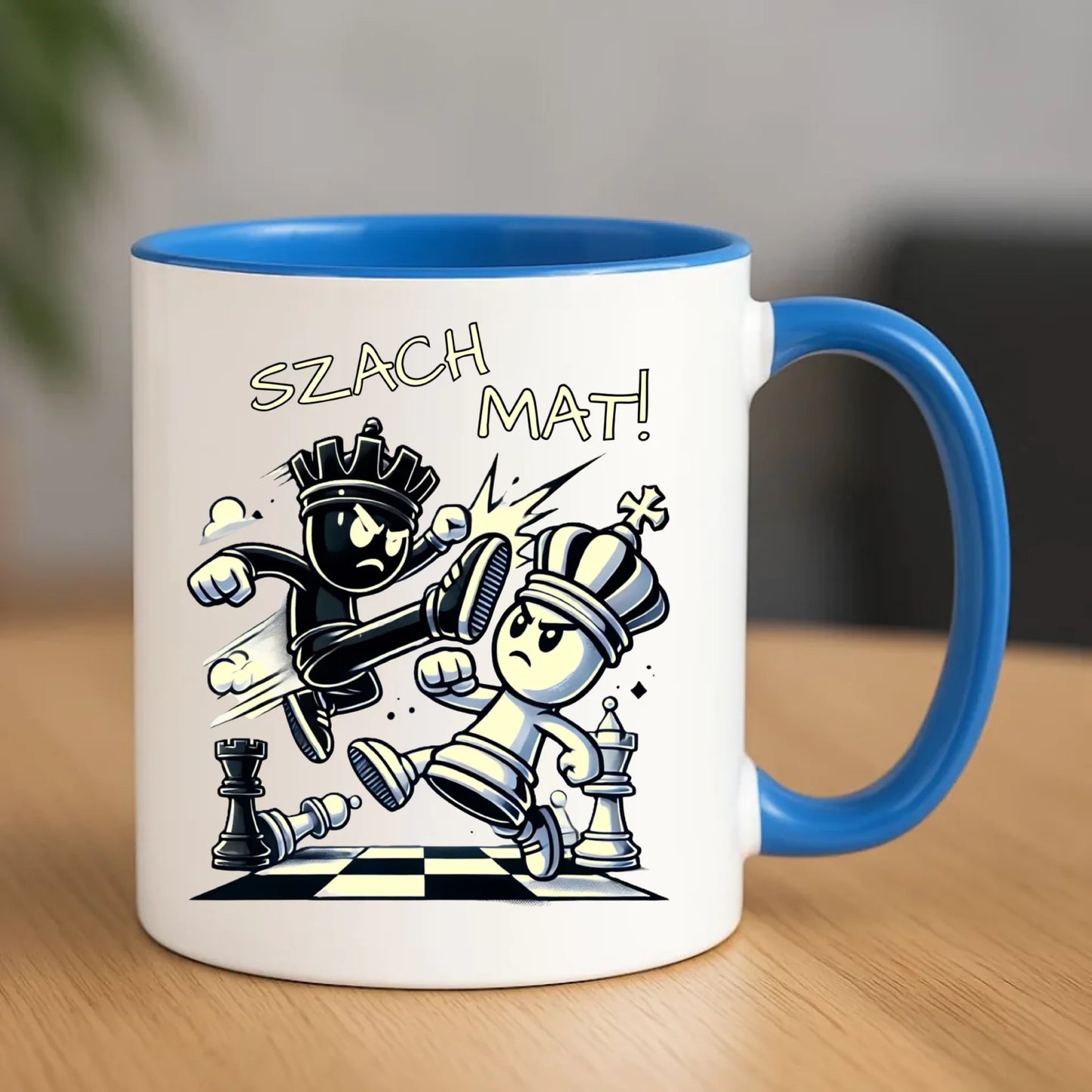 Kubek dla szachisty - SZACH MAT HSZ02 - StoryCups.pl
