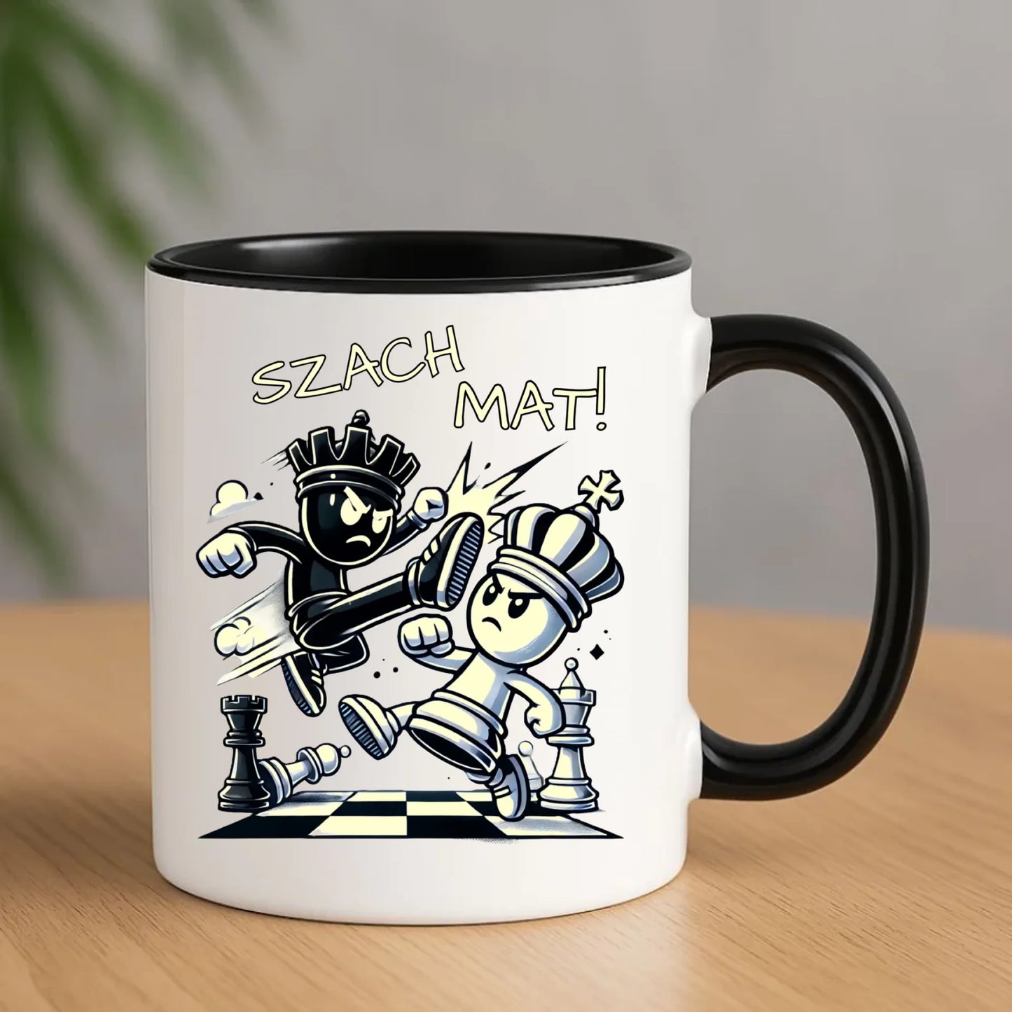 Kubek dla szachisty - SZACH MAT HSZ02 - StoryCups.pl