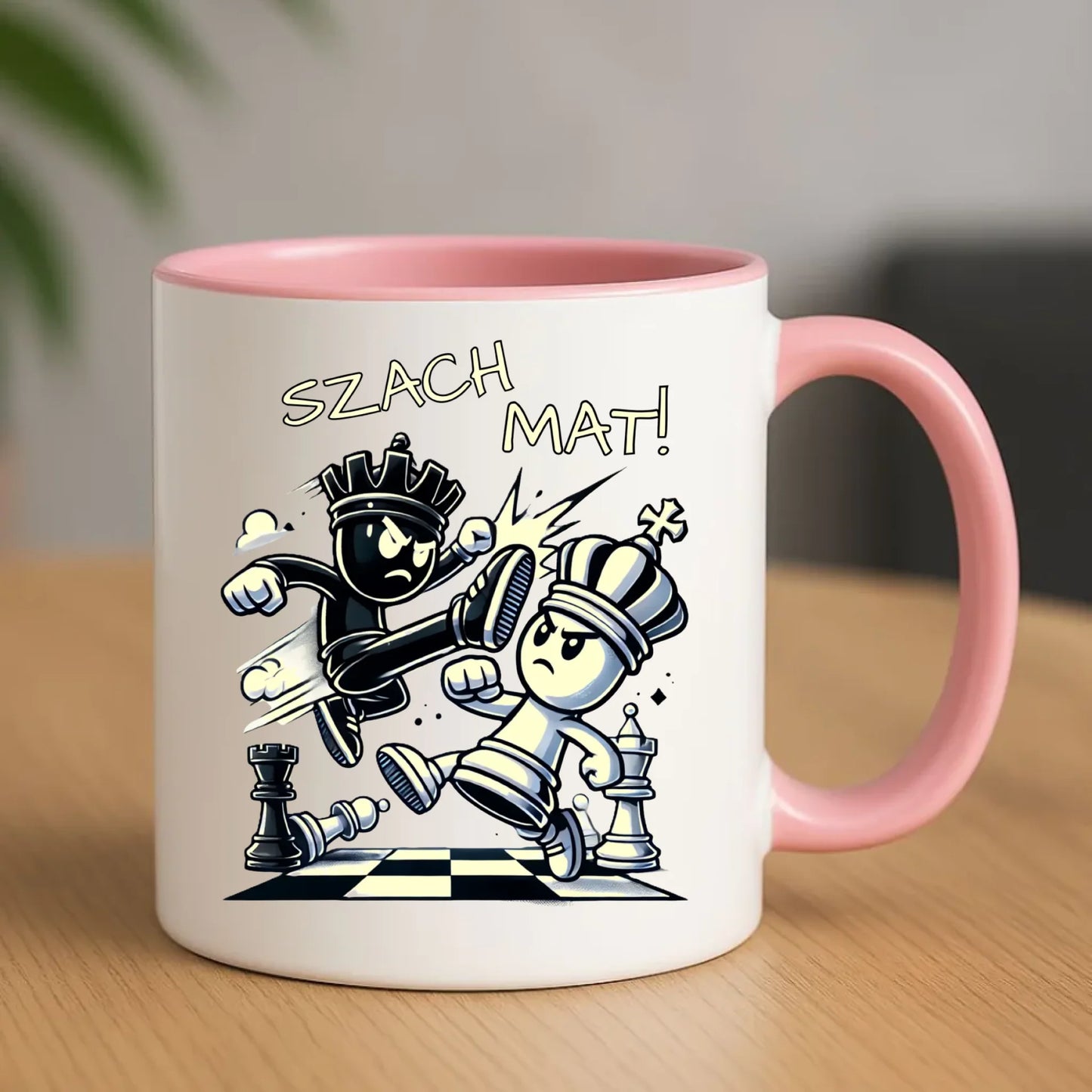 Kubek dla szachisty - SZACH MAT HSZ02 - StoryCups.pl