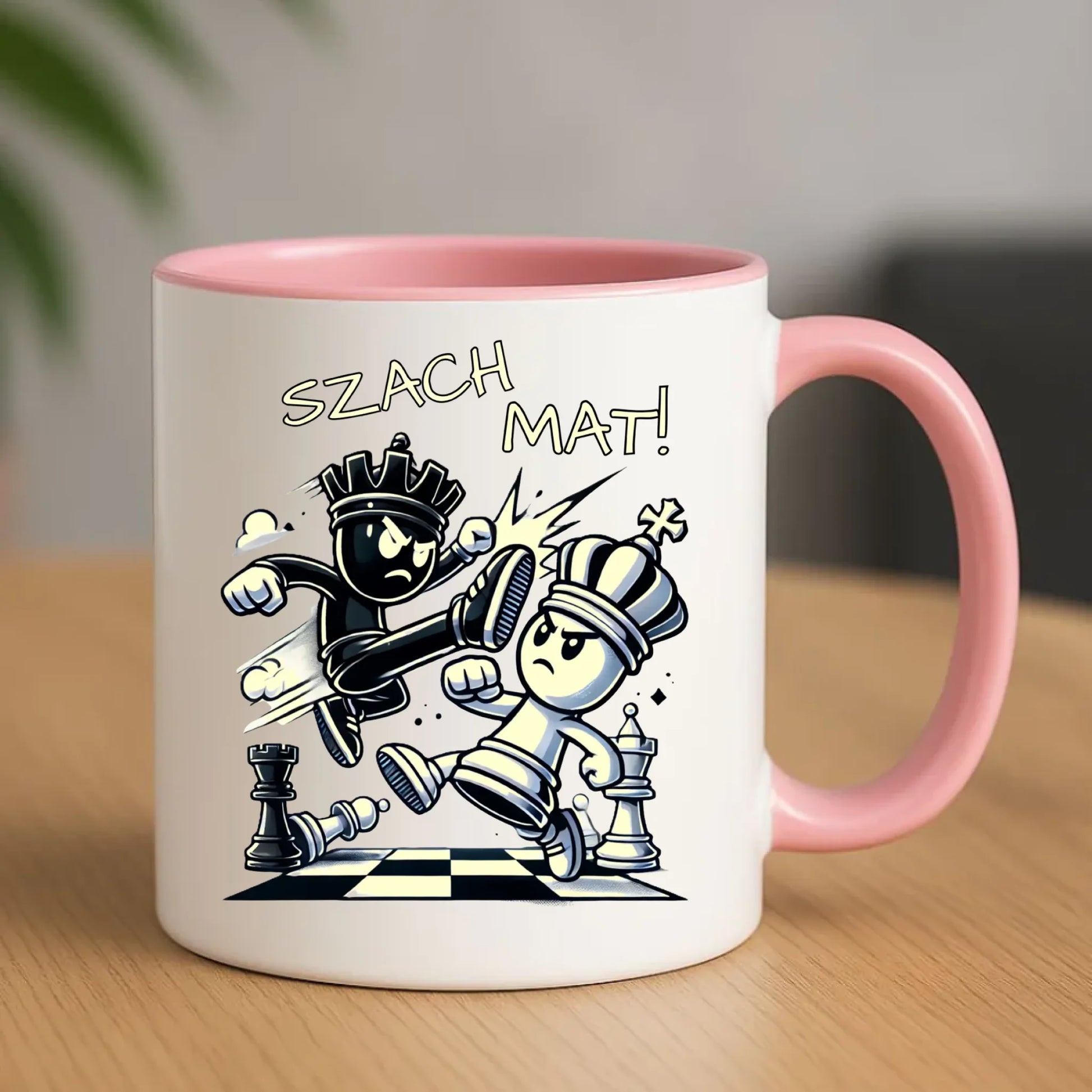 Kubek dla szachisty - SZACH MAT HSZ02 - StoryCups.pl