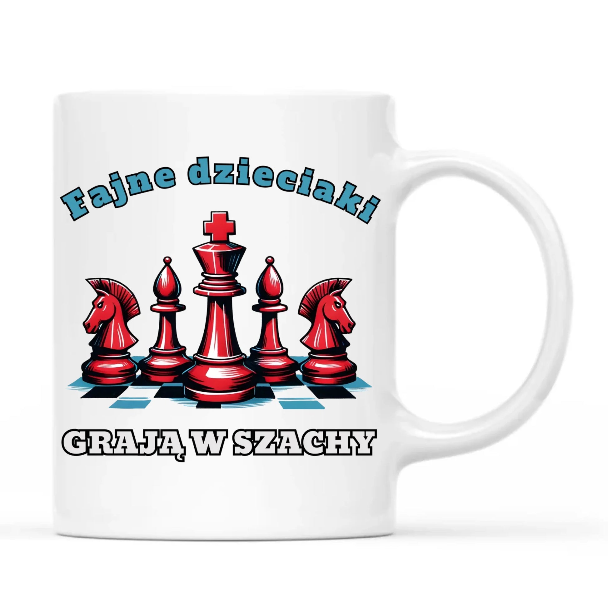 Kubek dla szachisty - Fajne dzieciaki grają w szachy HS03 - StoryCups.pl