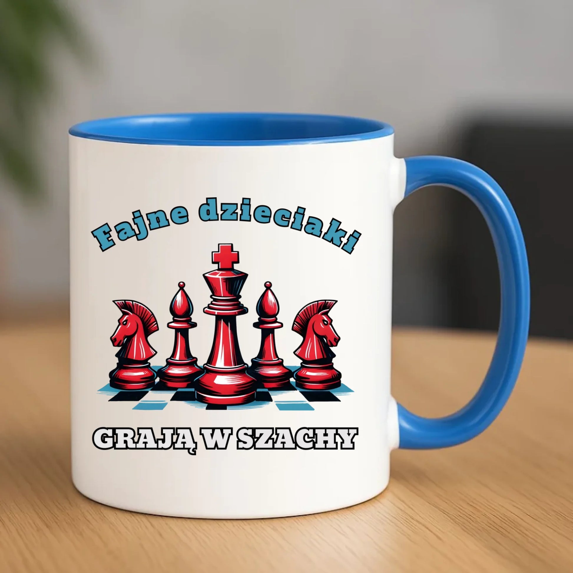 Kubek dla szachisty - Fajne dzieciaki grają w szachy HS03 - StoryCups.pl