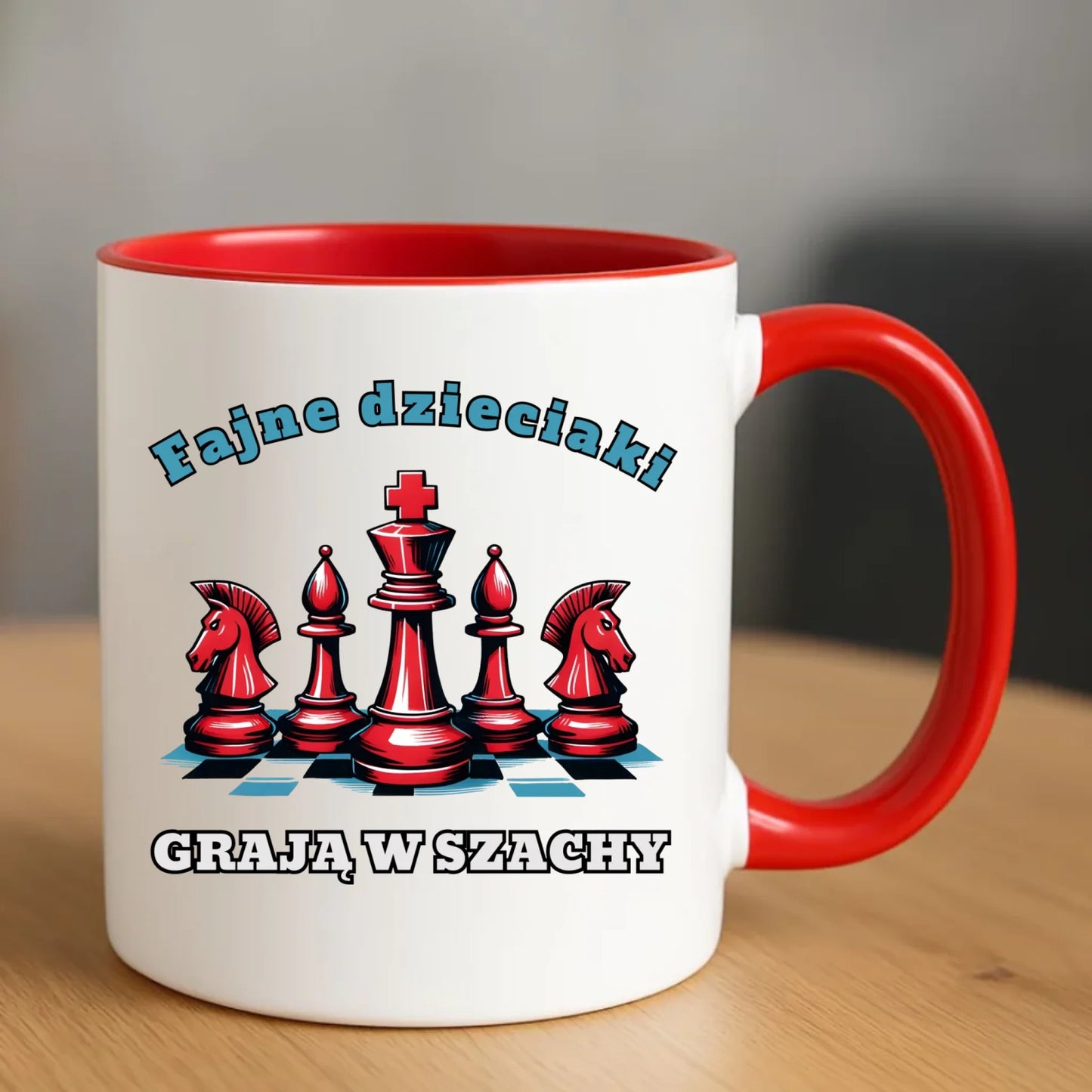 Kubek dla szachisty - Fajne dzieciaki grają w szachy HS03 - StoryCups.pl