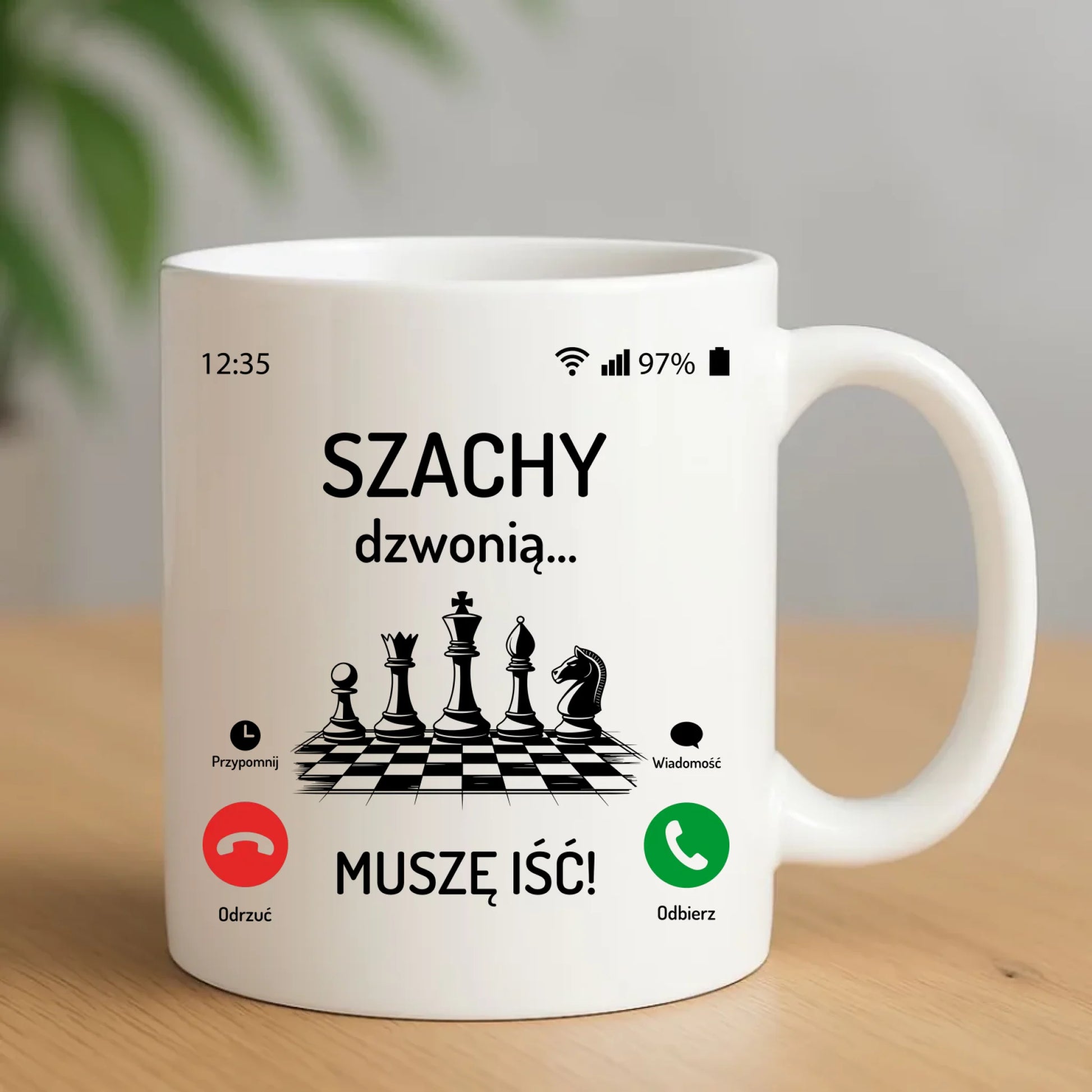 Kubek dla szachisty - Szachy dzwonią HSZ04 - StoryCups.pl