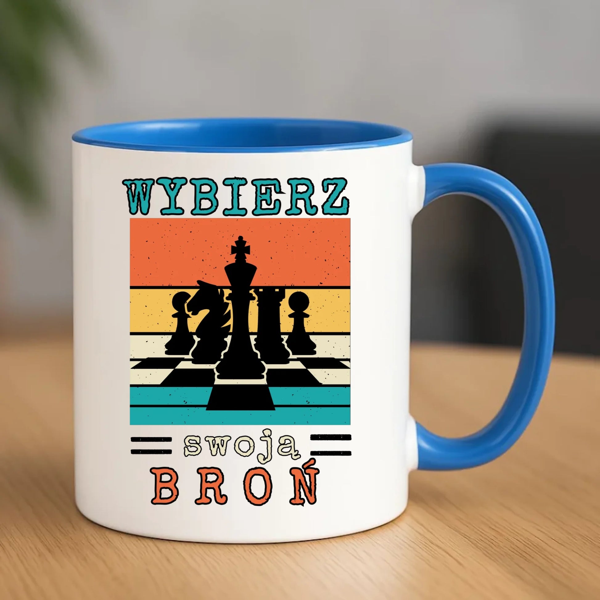 Kubek dla szachisty - Wybierz swoją broń HSZ05 - StoryCups.pl