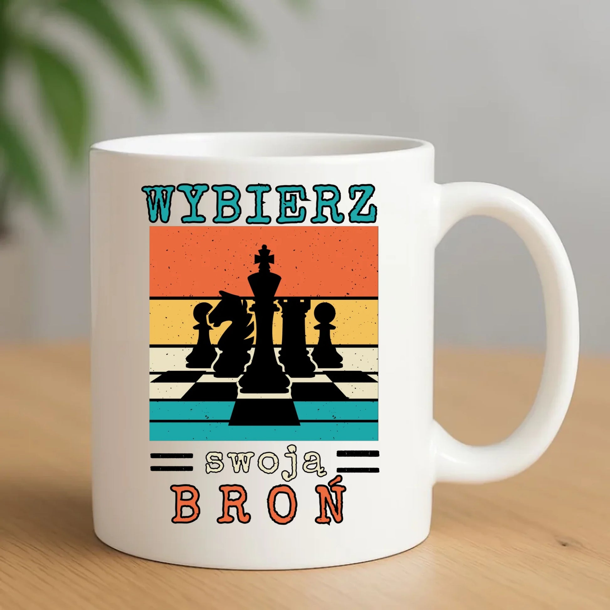 Kubek dla szachisty - Wybierz swoją broń HSZ05 - StoryCups.pl