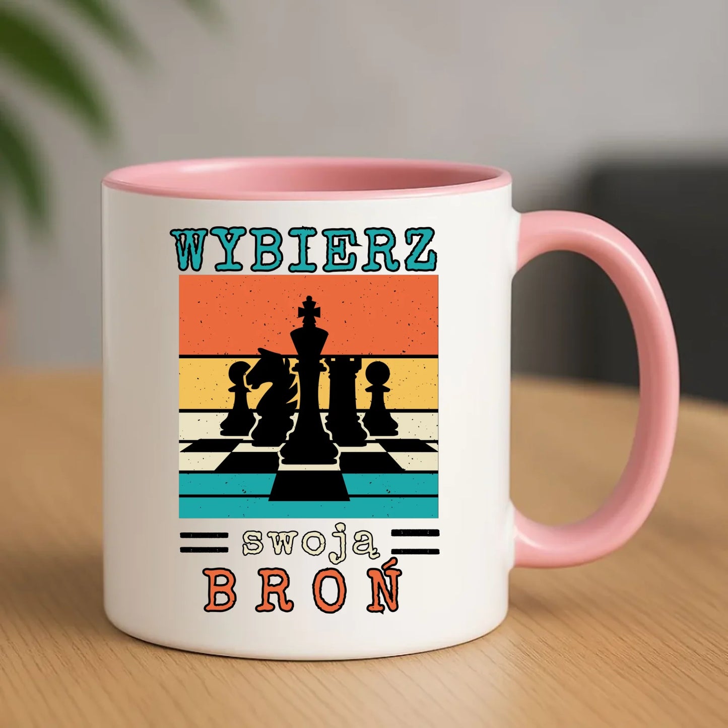 Kubek dla szachisty - Wybierz swoją broń HSZ05 - StoryCups.pl