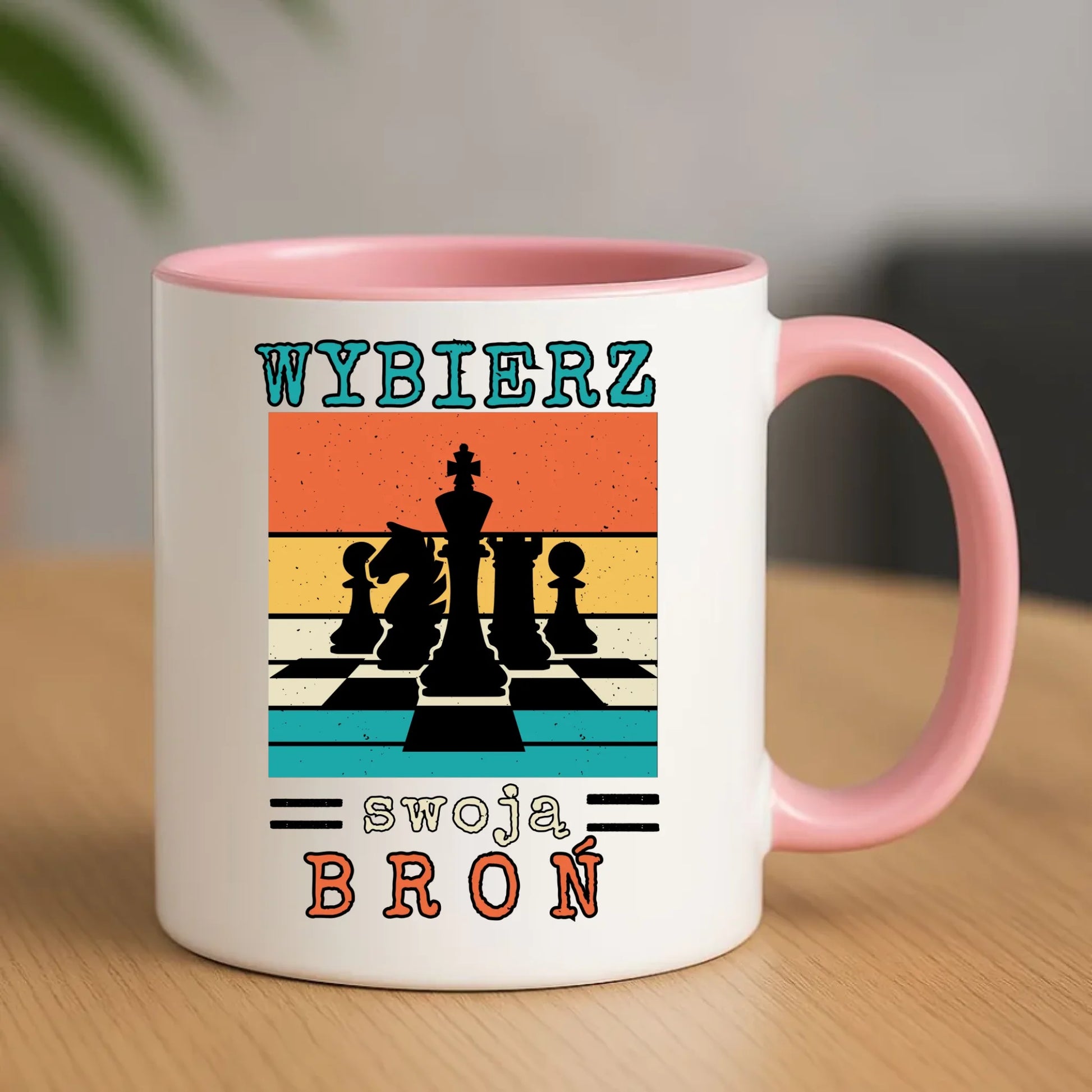 Kubek dla szachisty - Wybierz swoją broń HSZ05 - StoryCups.pl