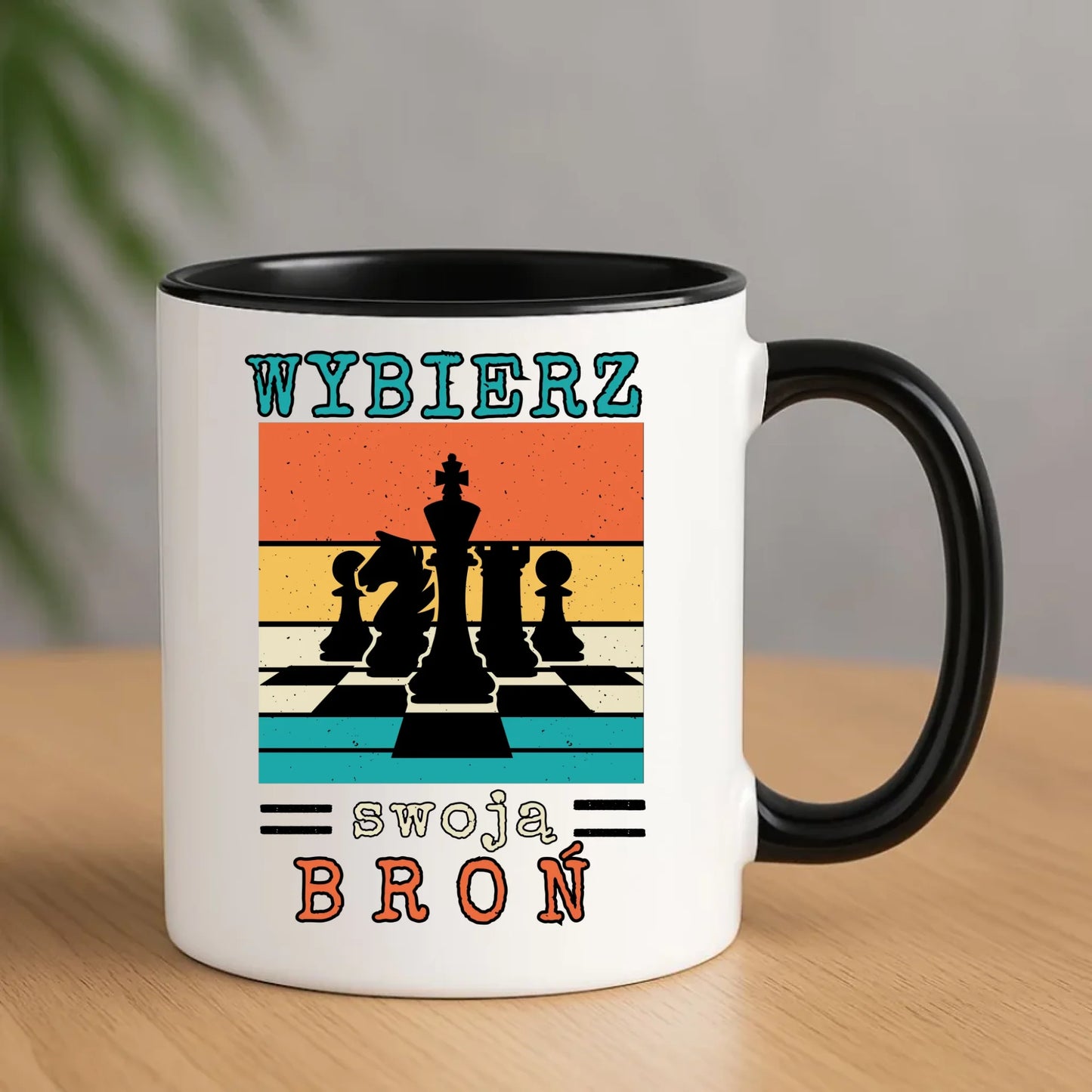 Kubek dla szachisty - Wybierz swoją broń HSZ05 - StoryCups.pl