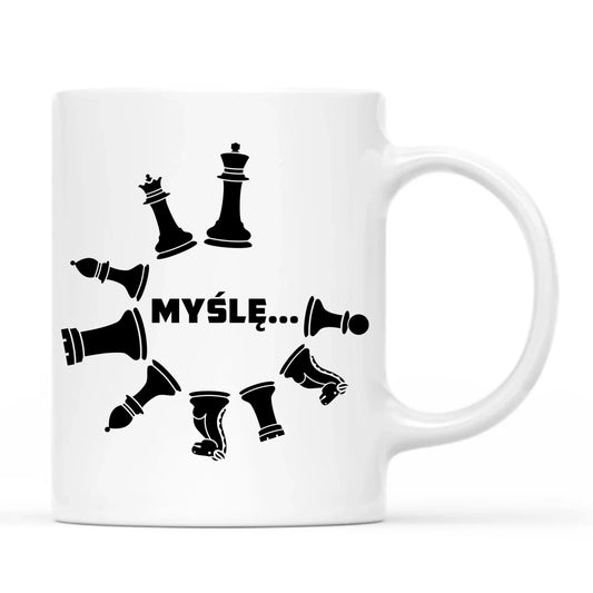 Kubek dla szachisty - Myślę HSZ06 - StoryCups.pl