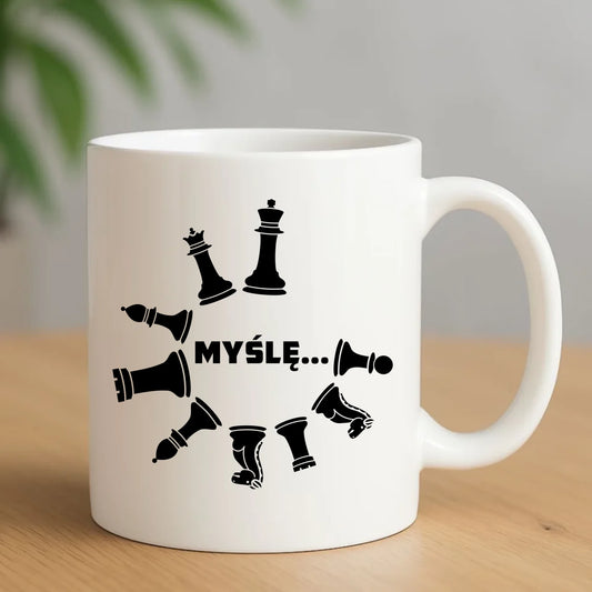Kubek dla szachisty - Myślę HSZ06 - StoryCups.pl