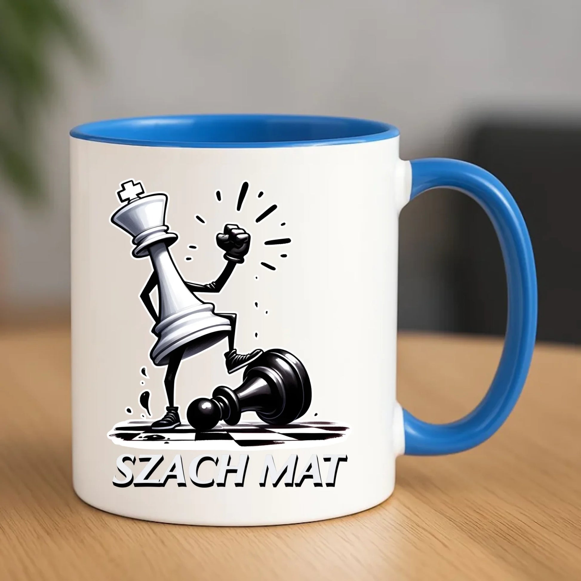Kubek dla szachisty - Szach mat HSZ07 - StoryCups.pl