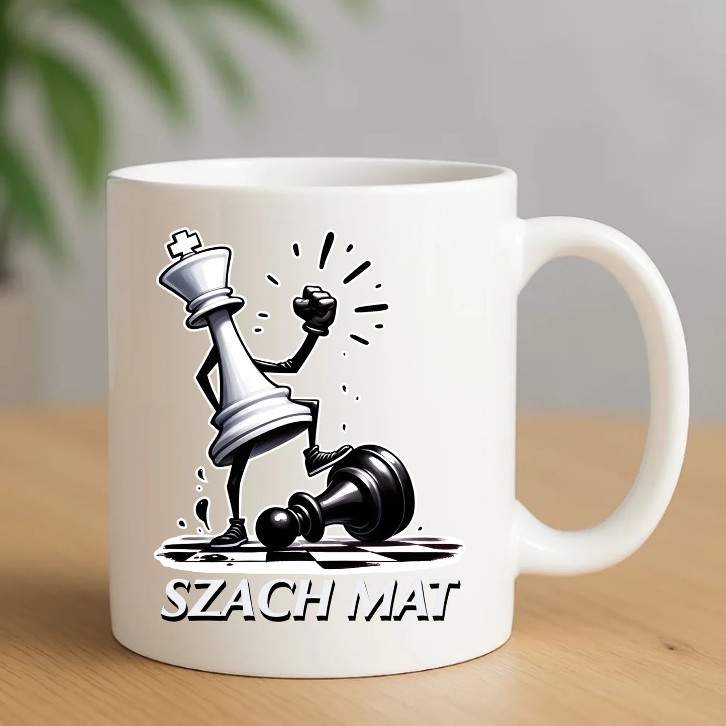 Kubek dla szachisty - Szach mat HSZ07 - StoryCups.pl