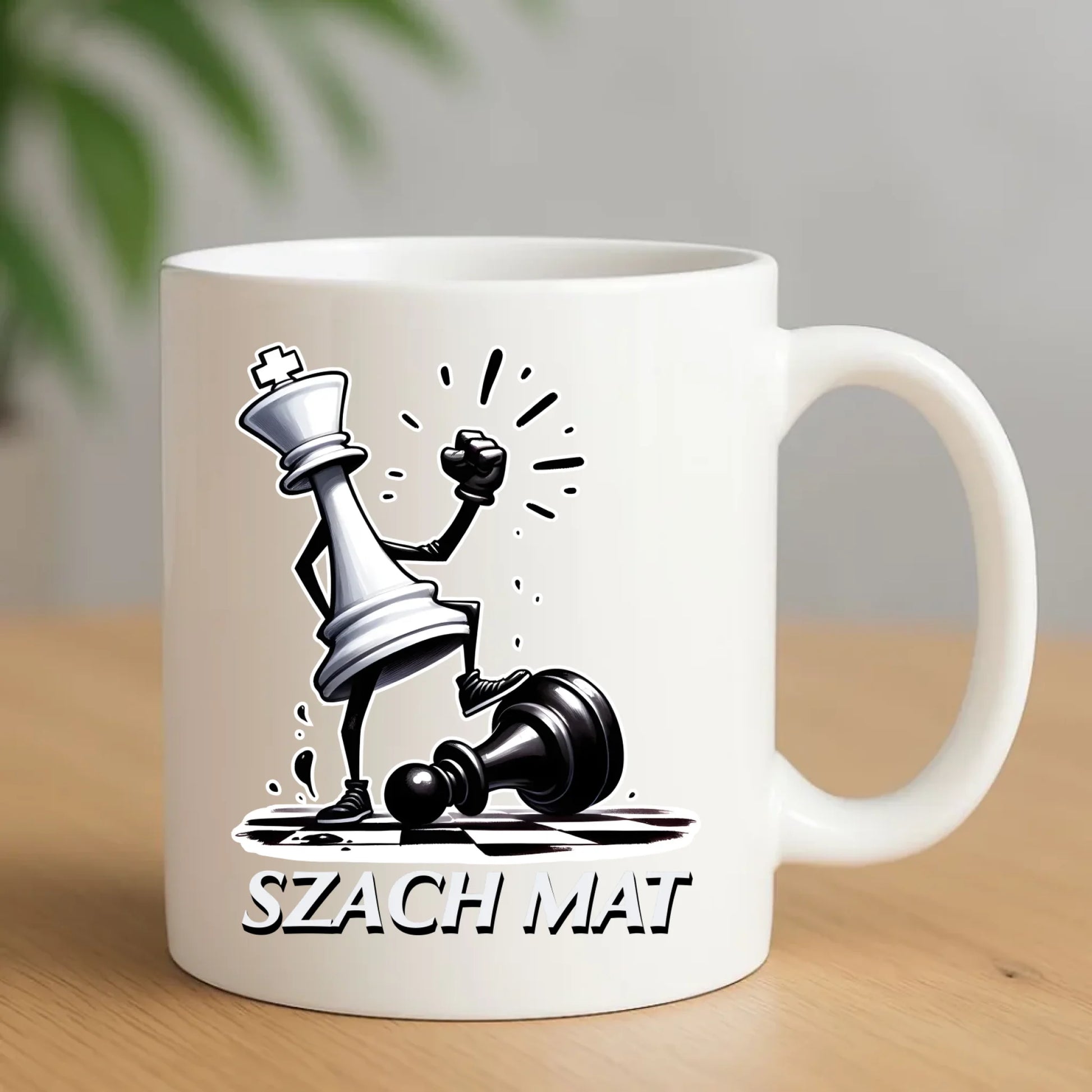 Kubek dla szachisty - Szach mat HSZ07 - StoryCups.pl