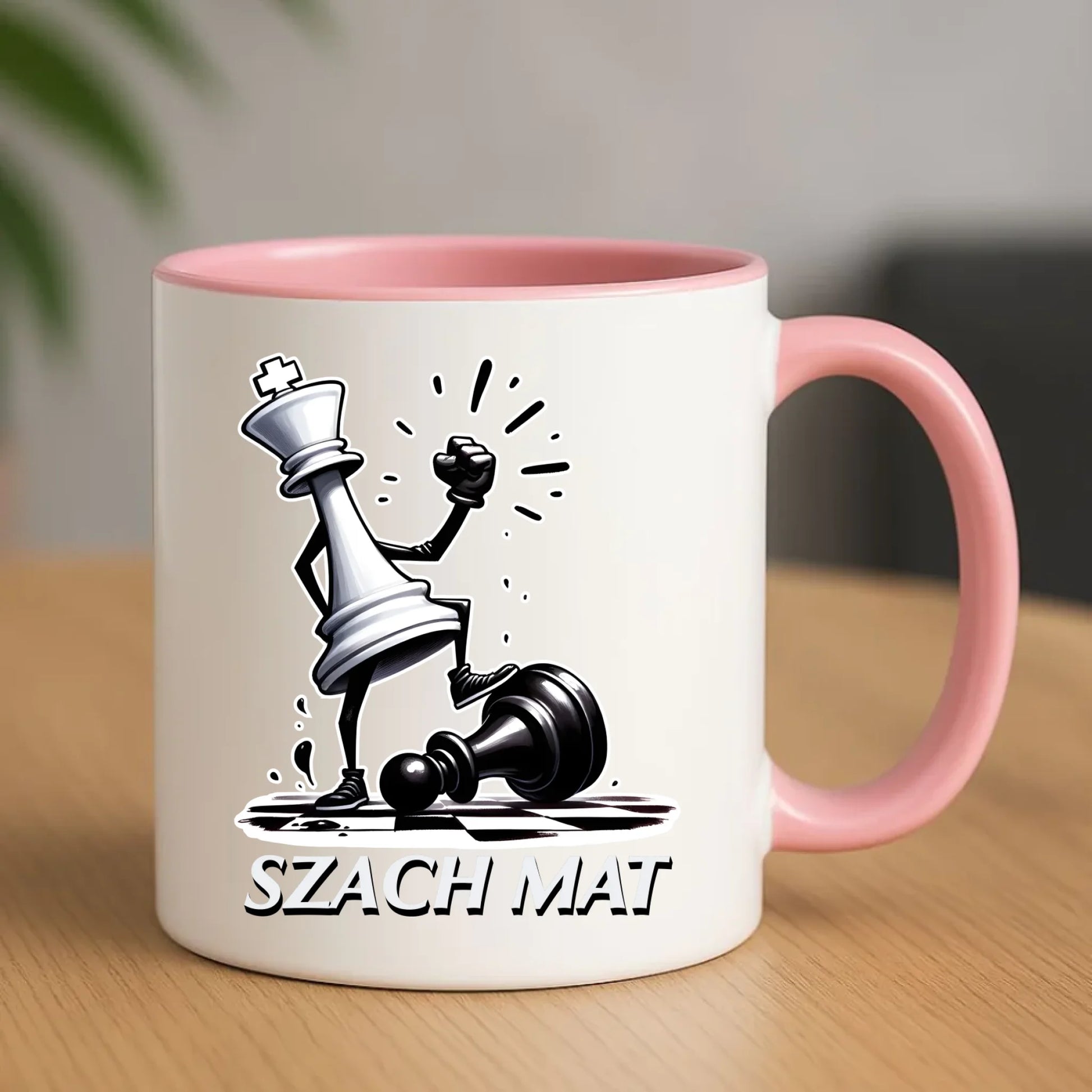 Kubek dla szachisty - Szach mat HSZ07 - StoryCups.pl