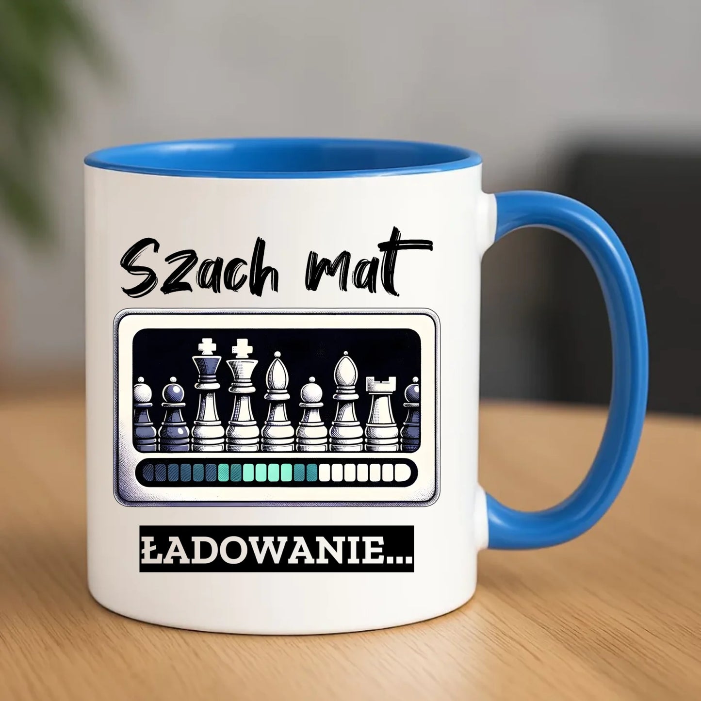 Kubek dla szachisty - Szach mat ładowanie HSZ08 - StoryCups.pl