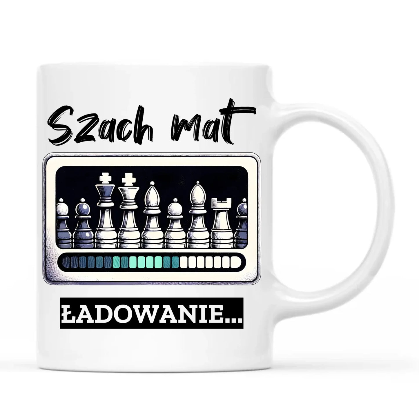 Kubek dla szachisty - Szach mat ładowanie HSZ08 - StoryCups.pl