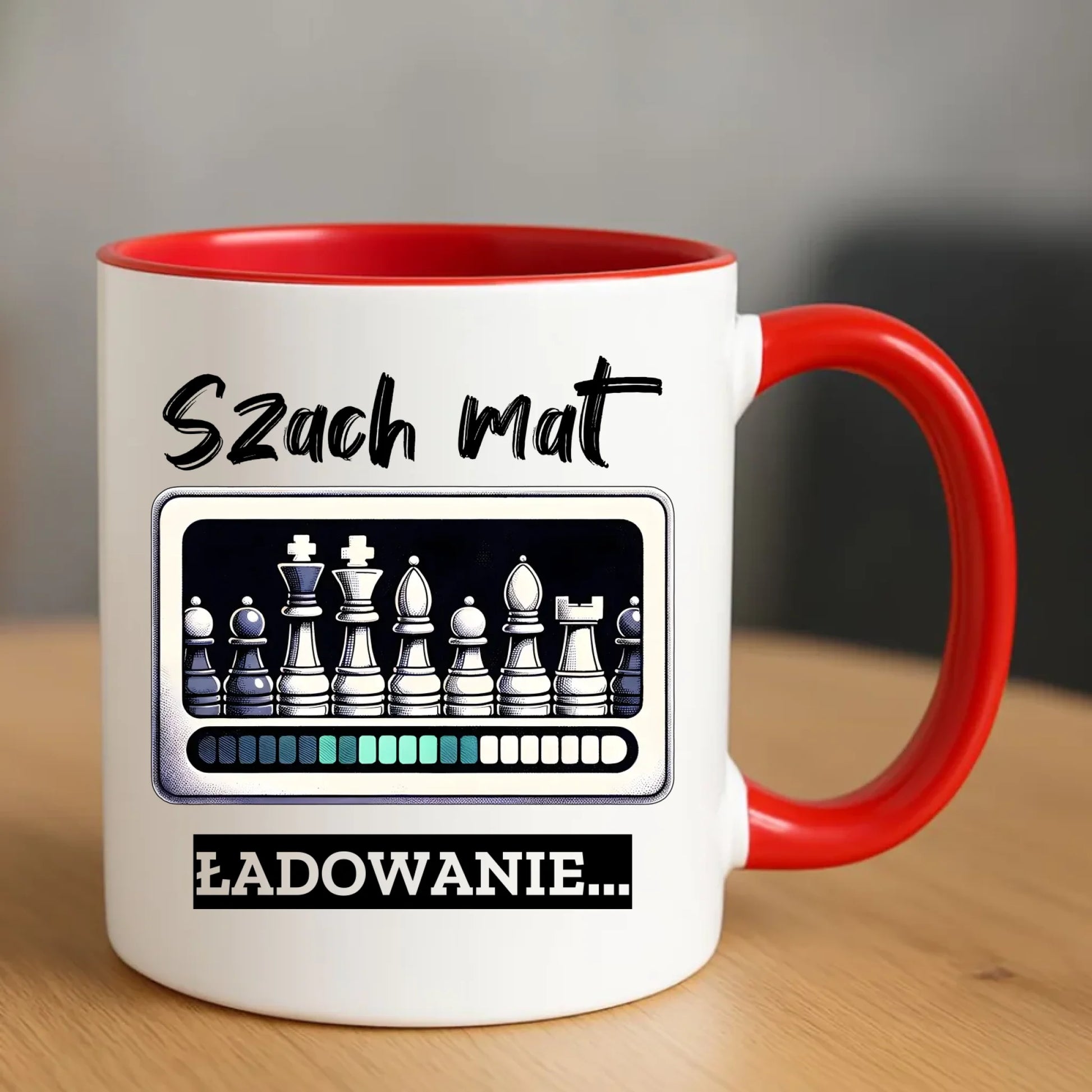 Kubek dla szachisty - Szach mat ładowanie HSZ08 - StoryCups.pl