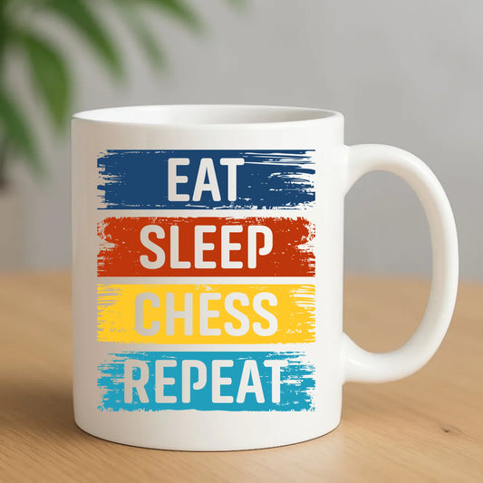 Kubek dla szachisty - Chess repeat HSZ09 - StoryCups.pl