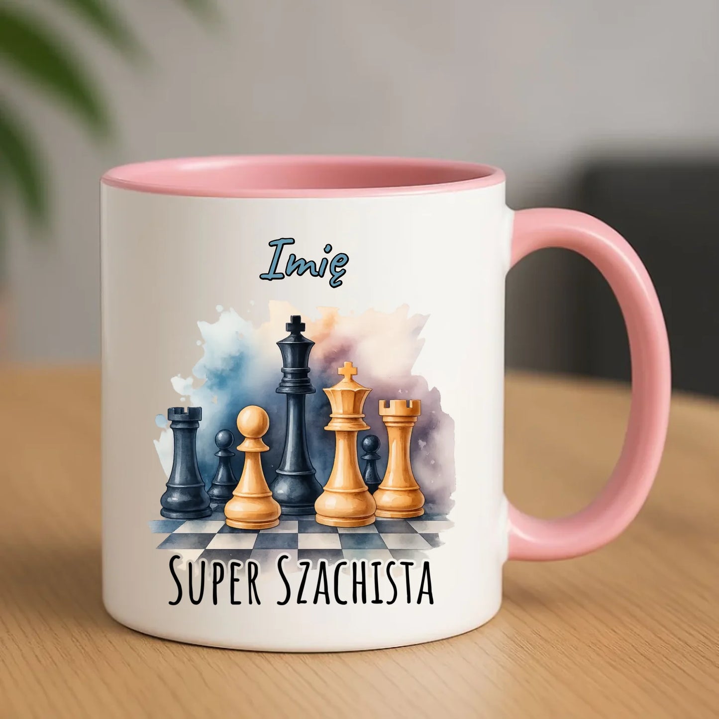 Kubek dla szachisty - Super szachista - personalizowany HSZ12 - StoryCups.pl