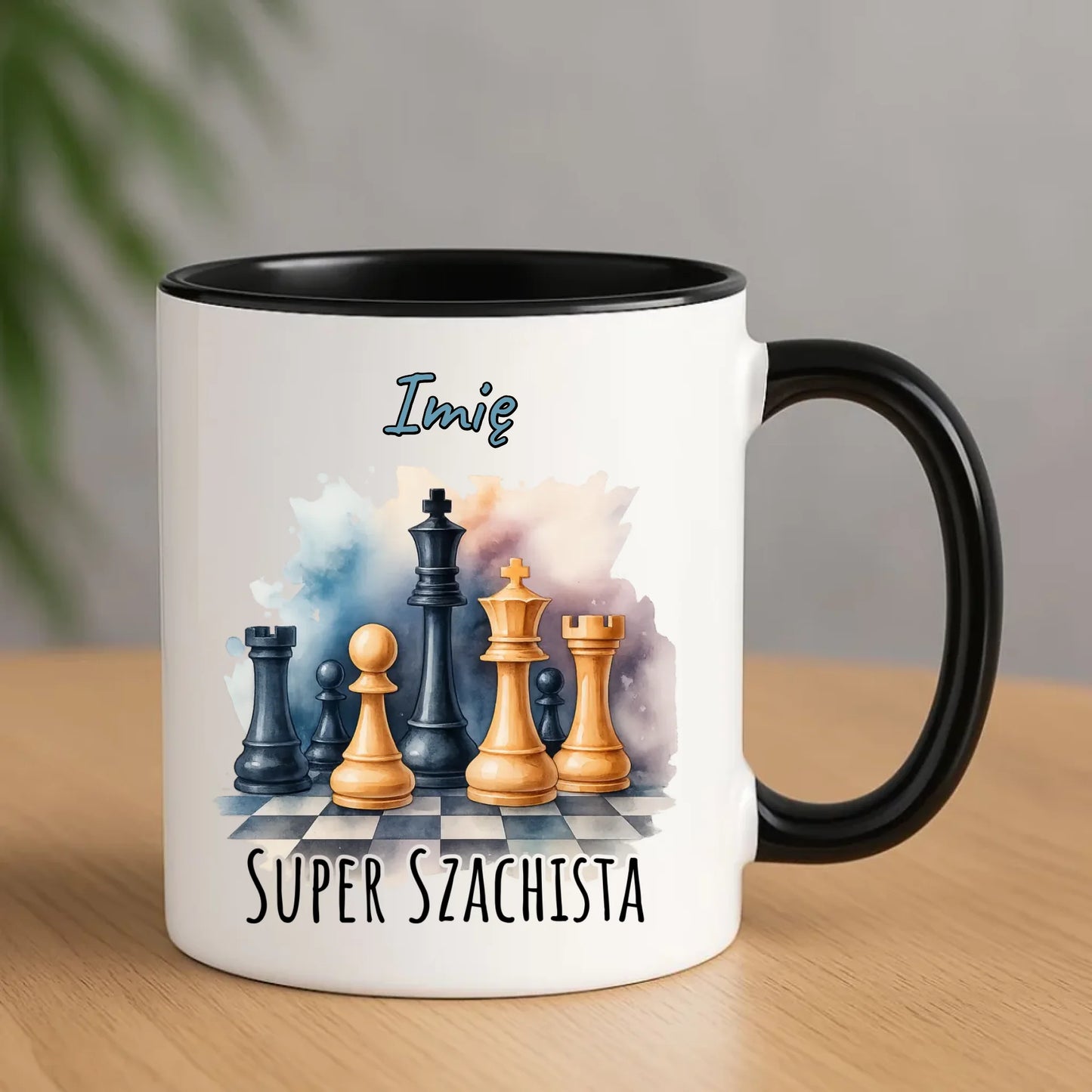 Kubek dla szachisty - Super szachista - personalizowany HSZ12 - StoryCups.pl